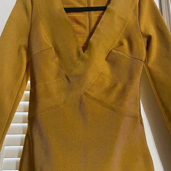 Fashion Nova Wrapped BodyCon Dress SMALL - Picture 4 of 7